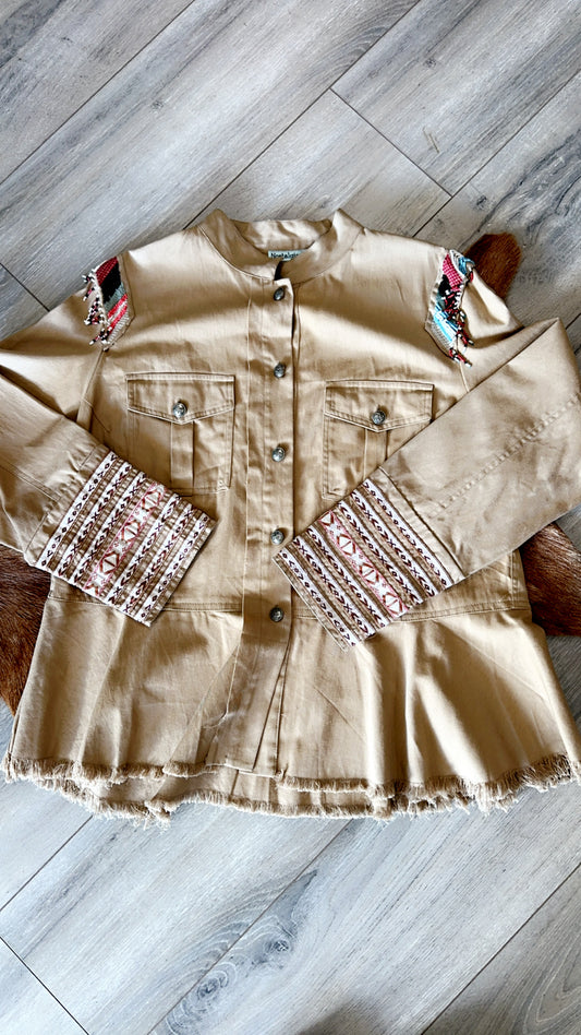 Wild Acre- Fringed Jacket